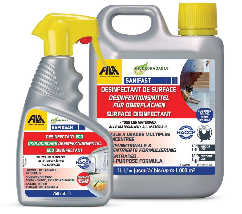Fila Rapidsan 750ml und SANIFAST 1000ml  Set