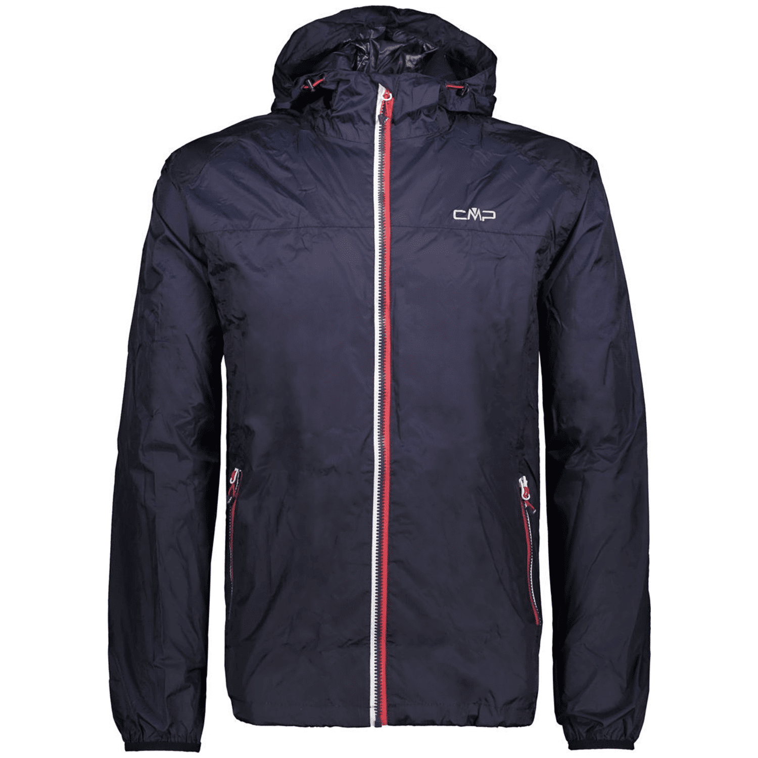 Cmp - Jacket Rain Fix Hood Dunkelblau - Gr. - M