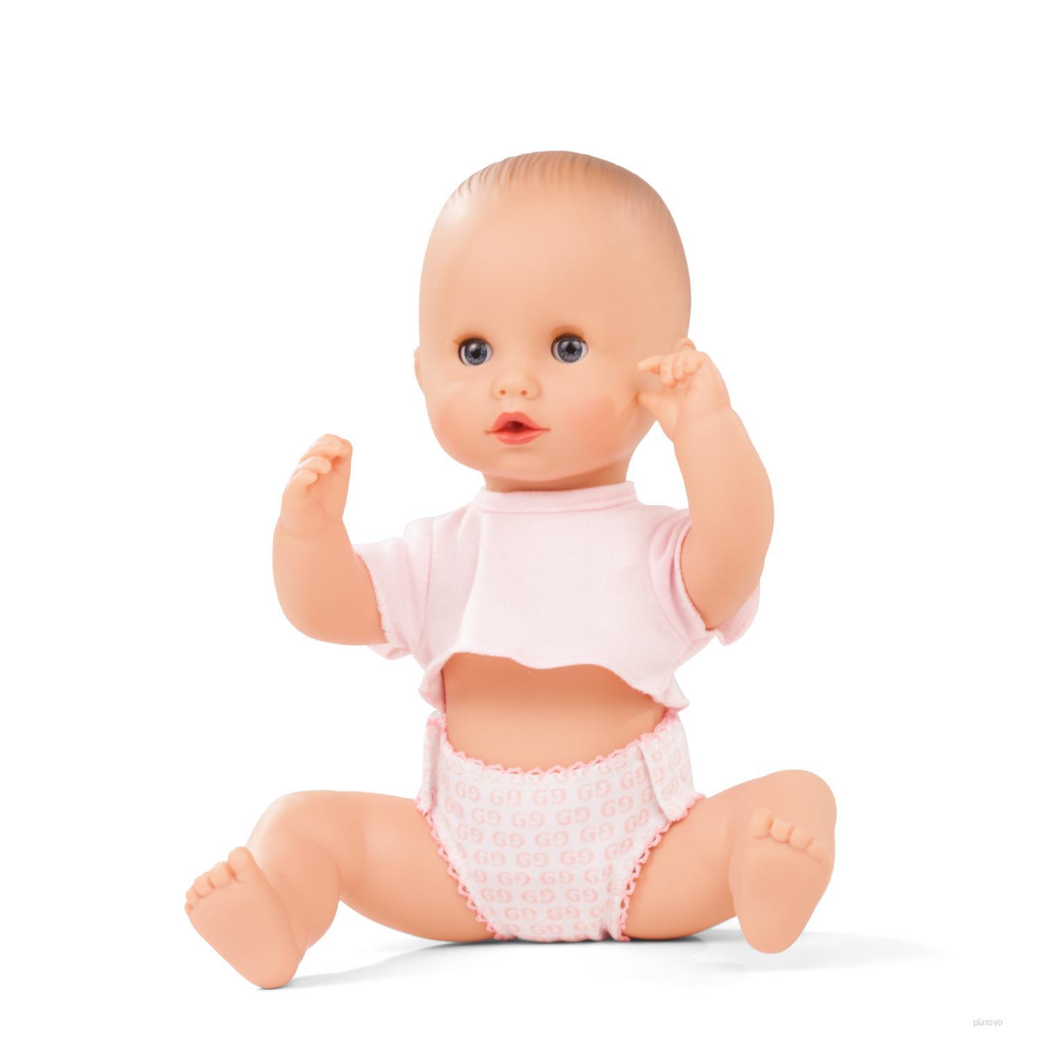 Götz Puppenmanufaktur - Babypuppe 33 cm Mädchen, Sleepy Aquini to dress