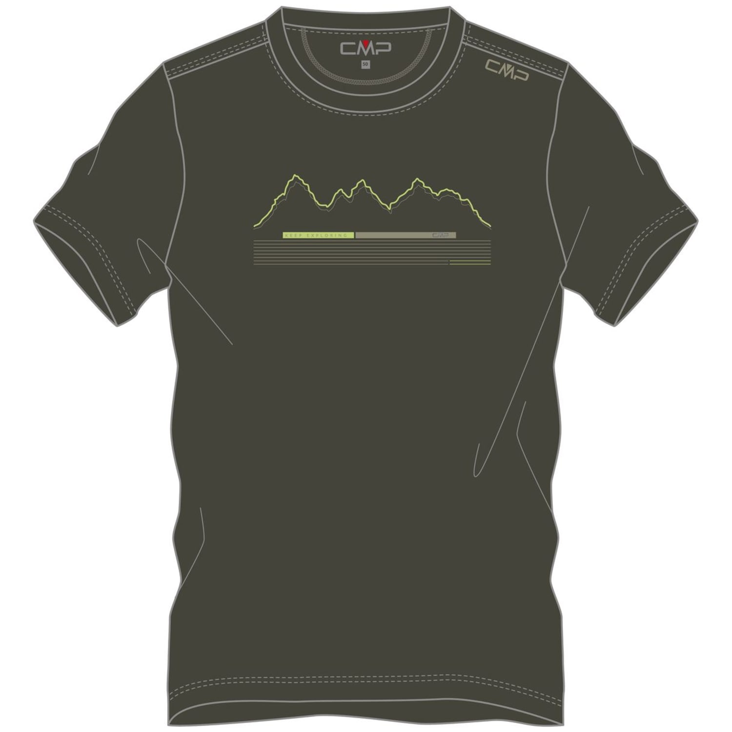 Cmp Herren - Freizeit Dunkelgrün - Gr. - 56