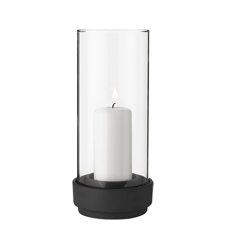 STELTON - Windlicht Hurricane Höhe 24,5 cm schwarz
