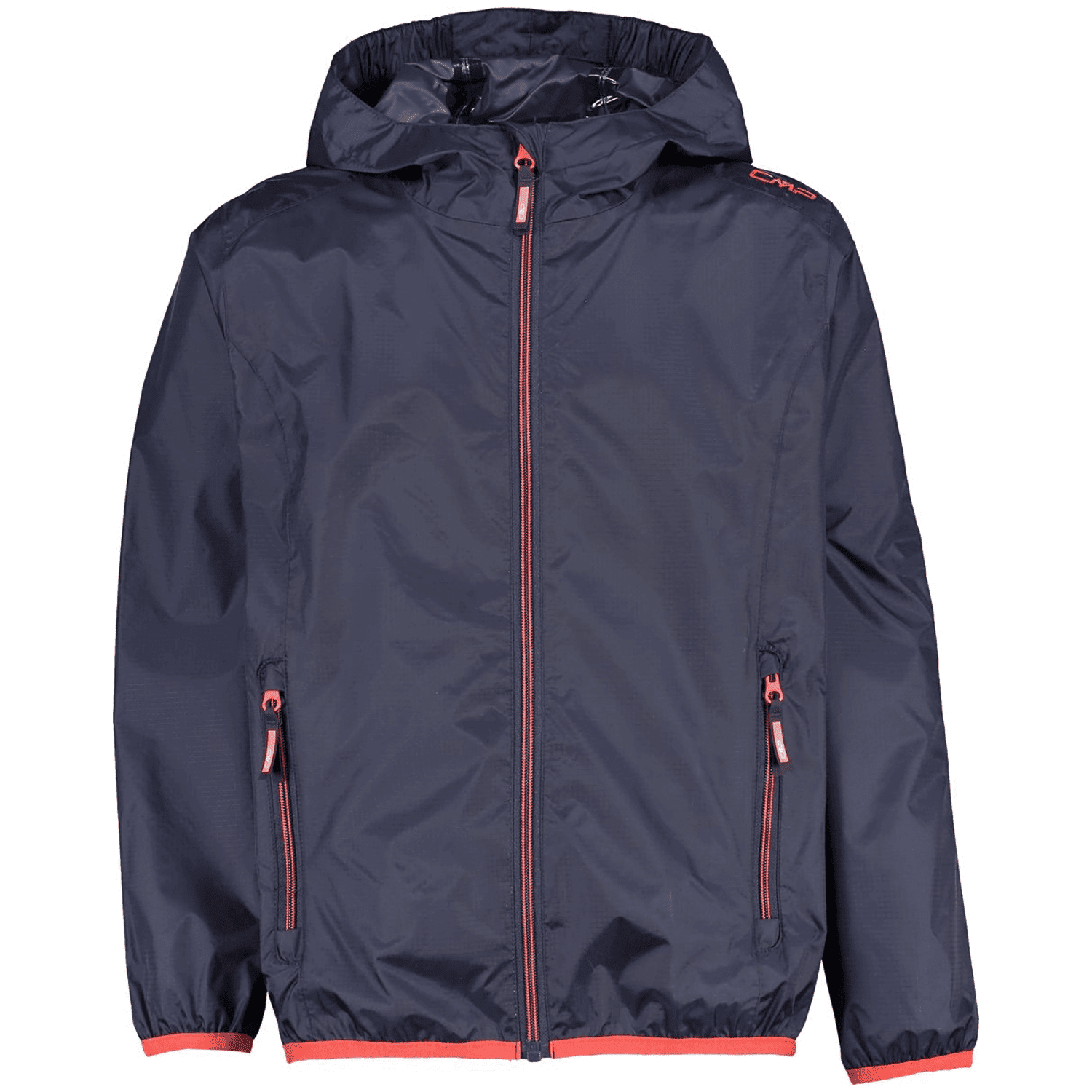 Cmp - Jacket Rain Fix Hood Dunkelblau - Gr. - 128