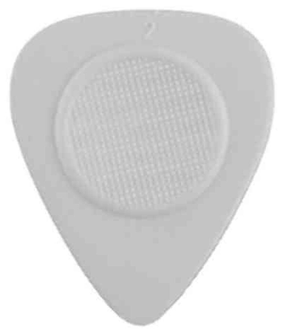 Heriba - Plektrum Daumenmulde Nylon Herz, grau