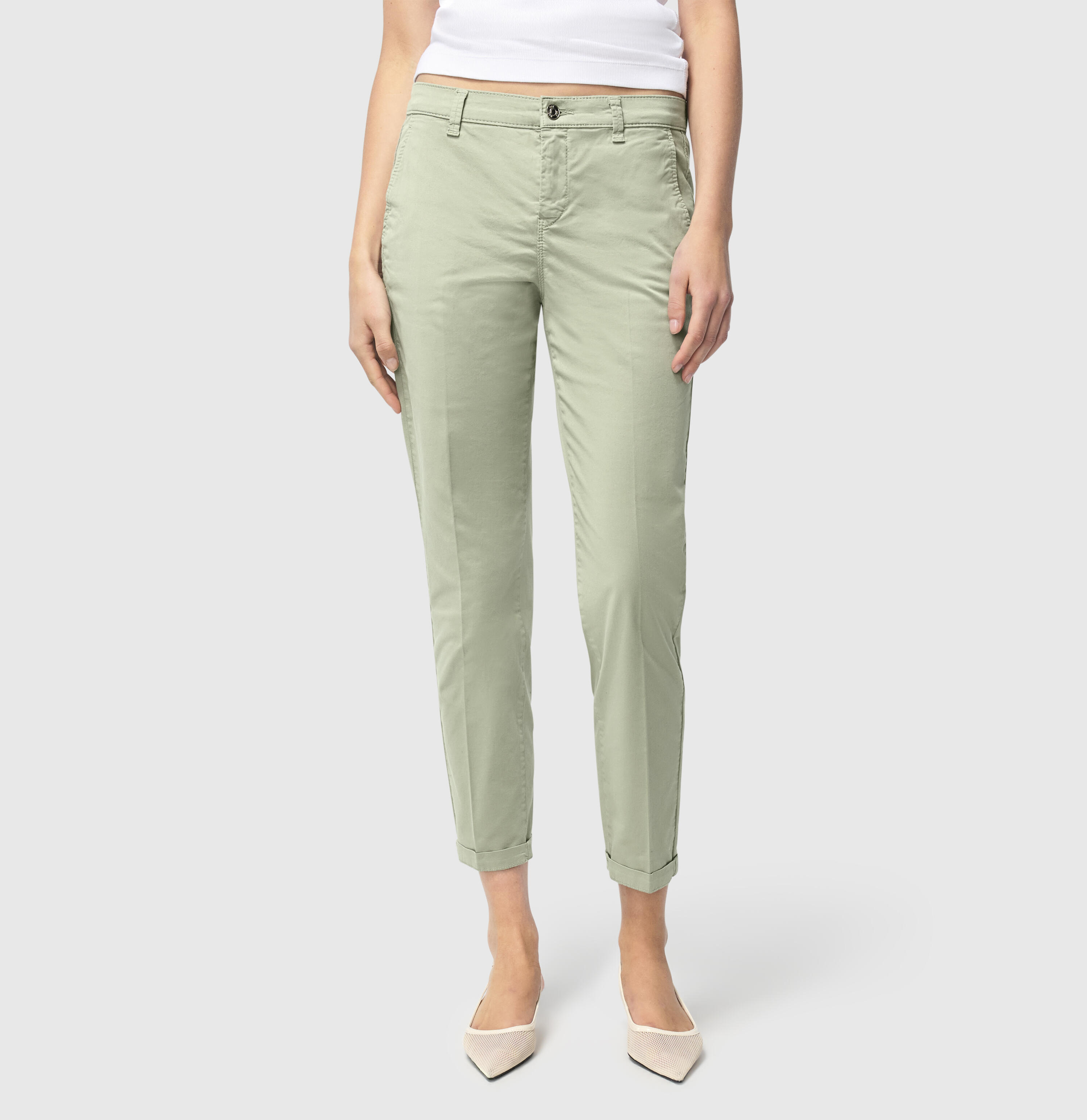Mac Grün - Jeans - Chino, Authentic Stretch Gabardine - Gr. - 44