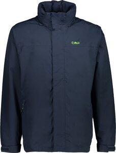 Cmp Herren - Regenjacke Man Jacket Snaps Hood Black Blue - Gr. - 58