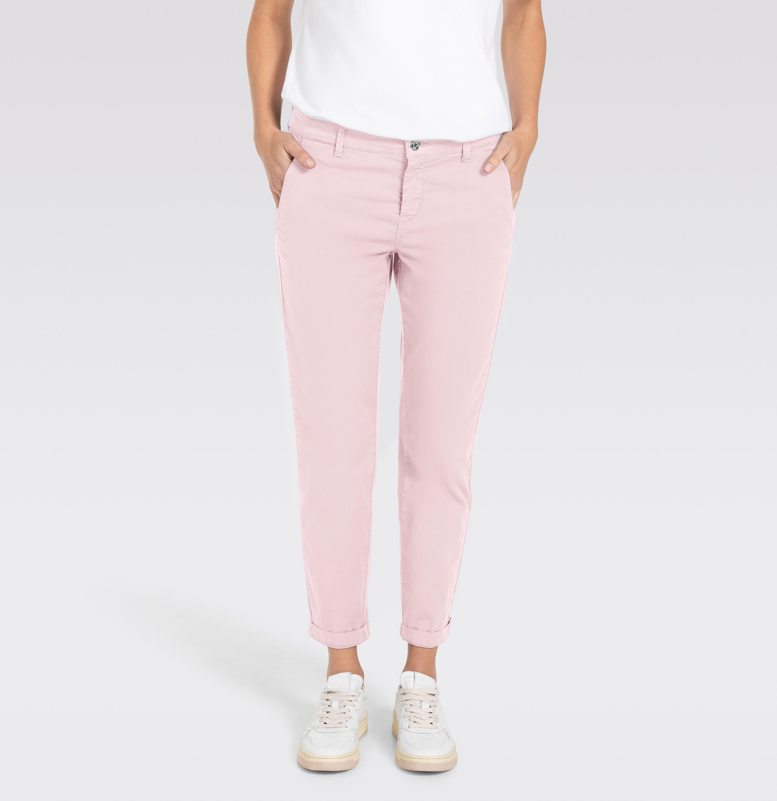 Mac - Jeans - Chino, Authentic Stretch Gabardine 409R Cotton Candy Pi - Gr. - 44