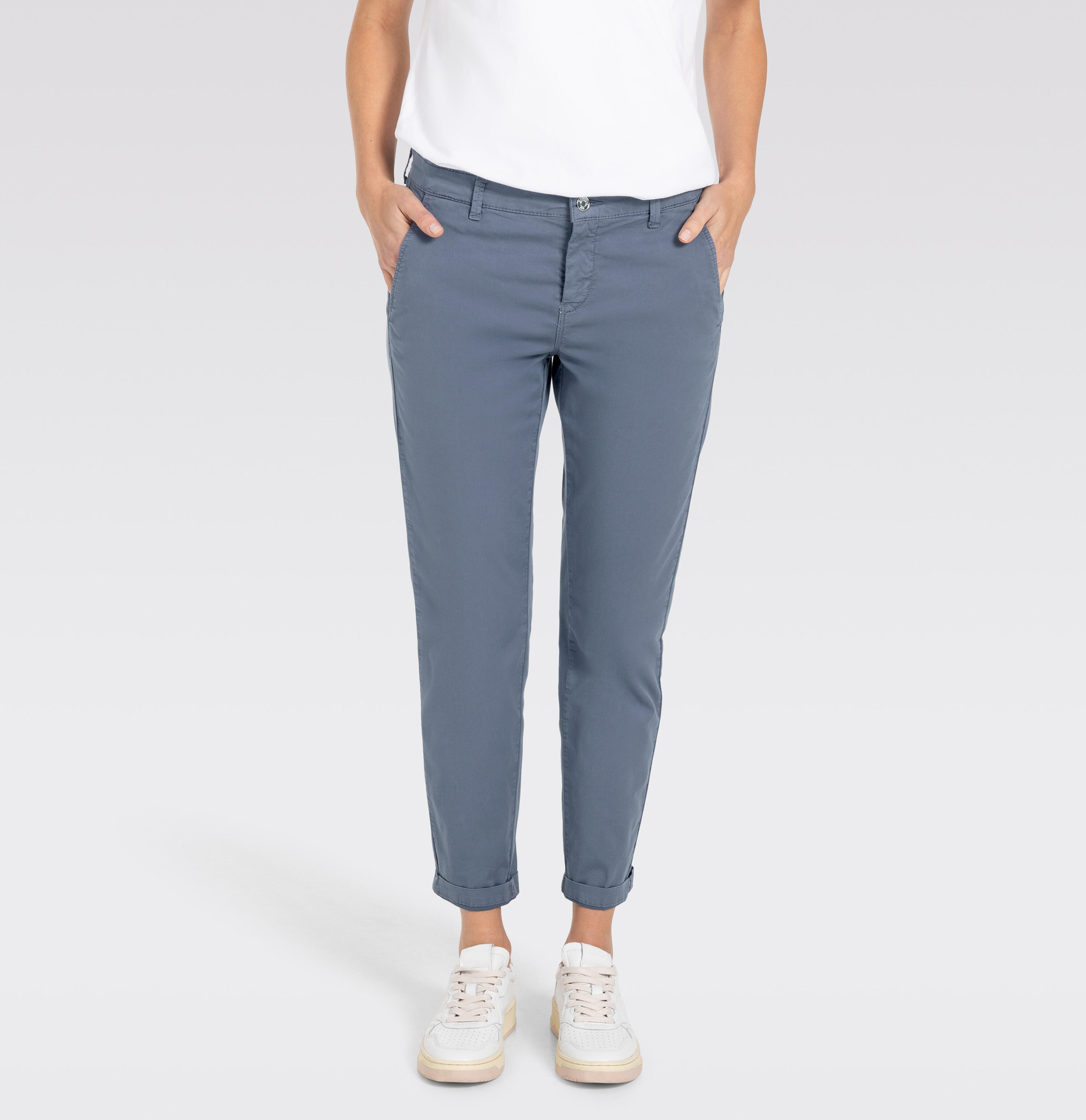Mac Blau - Jeans - Chino, Authentic Stretch Gabardine - Gr. - 40