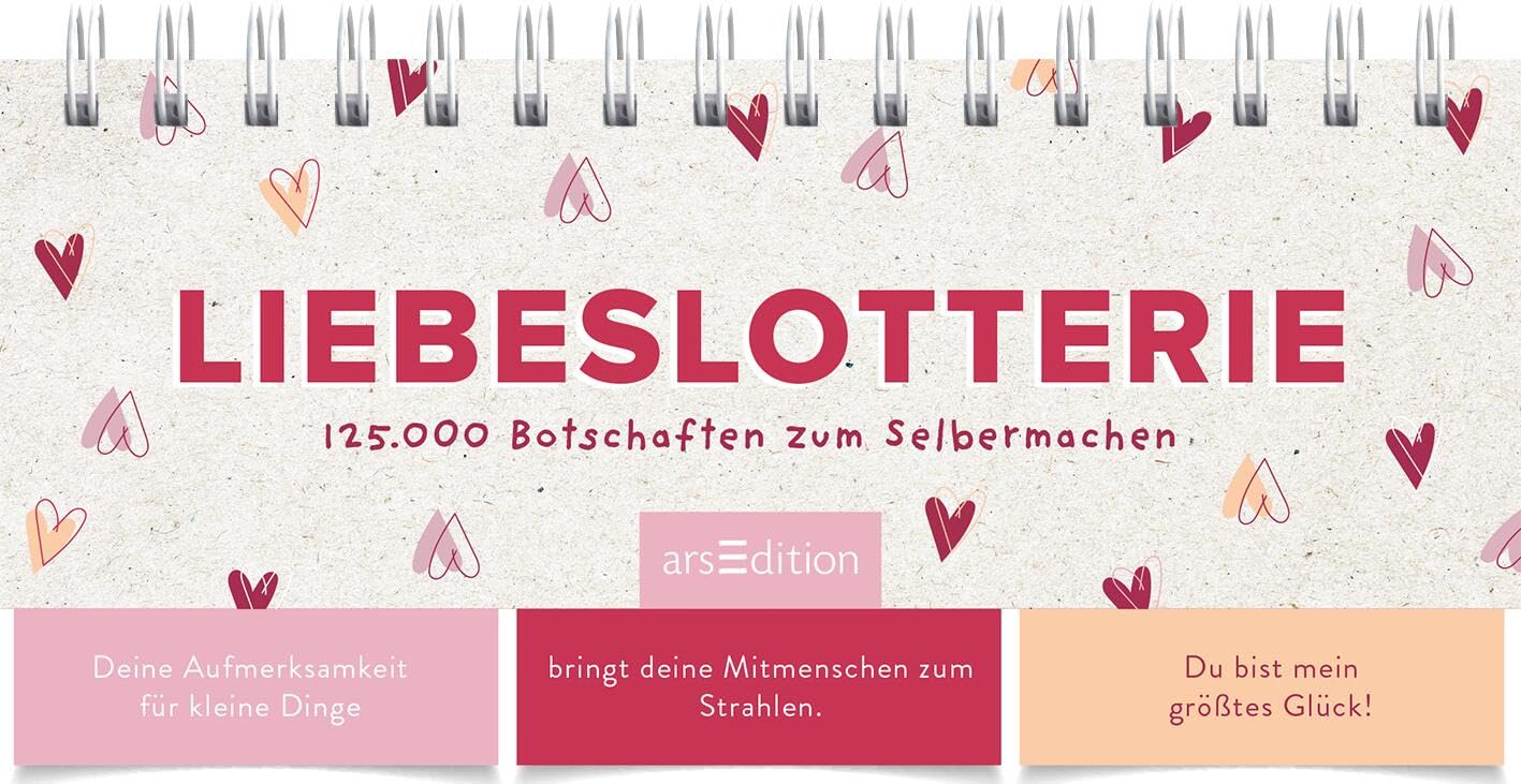 arsEdition - Liebeslotterie, 125.000 Botschaften zum Selbermachen