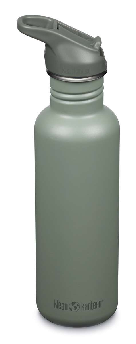 Klean Kanteen - Classic 800ml Flip Sport Cap Edelstahlflasche - Klean Kanteen 1011196-sea spray
