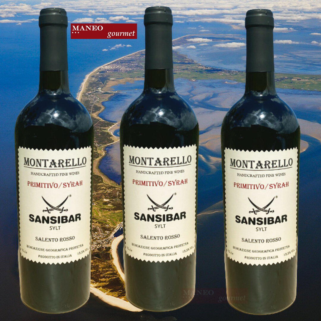 Montarello 2020 Montarello IGP L\'Antesi Primitivo/Syrah - 3 Flaschen á 0,75  ltr. - ein ausserordentlich toller Wein | Wir sind Bochum | Weinpakete