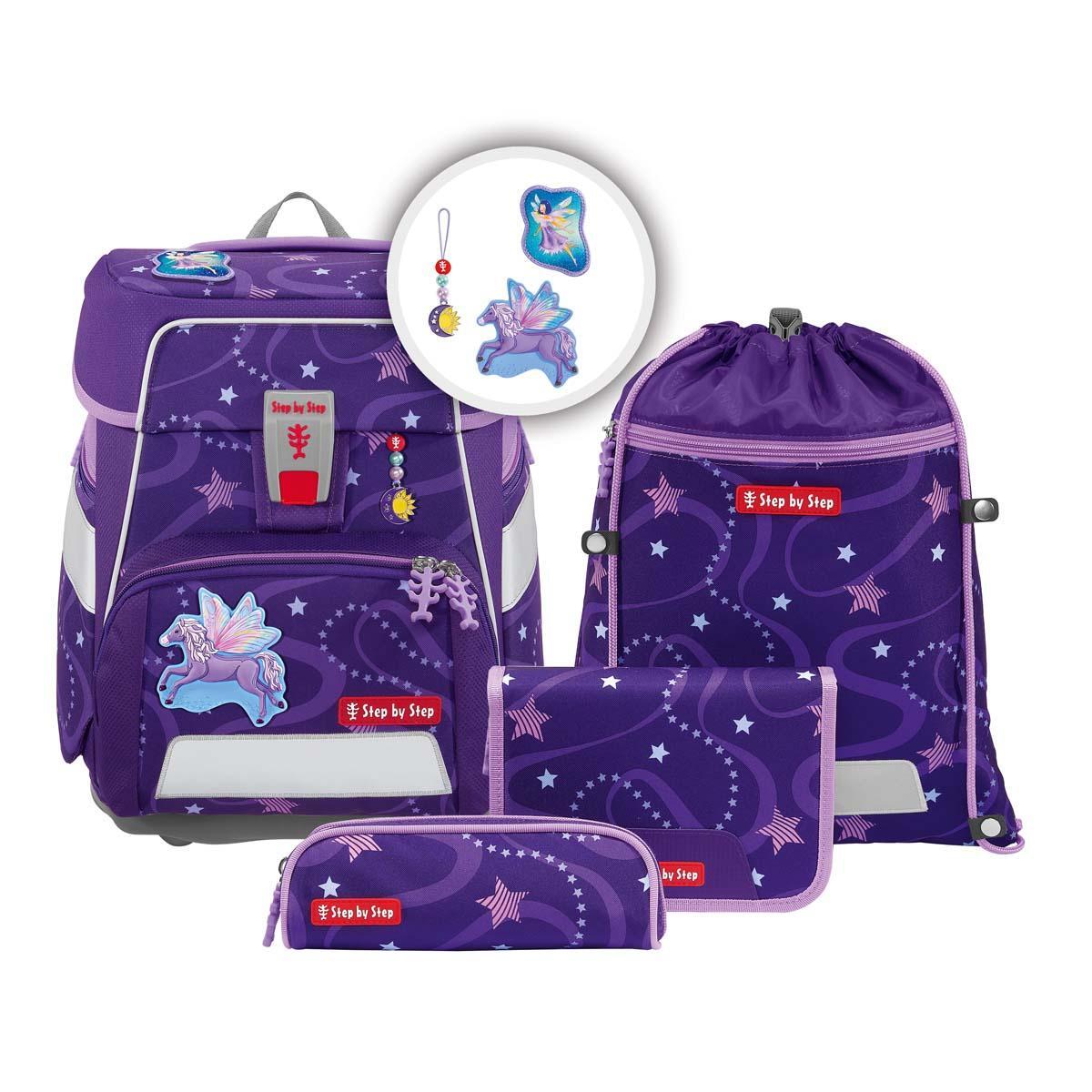 Step by Step - SPACE Schulranzen-Set Pegasus Emily, 5-teilig