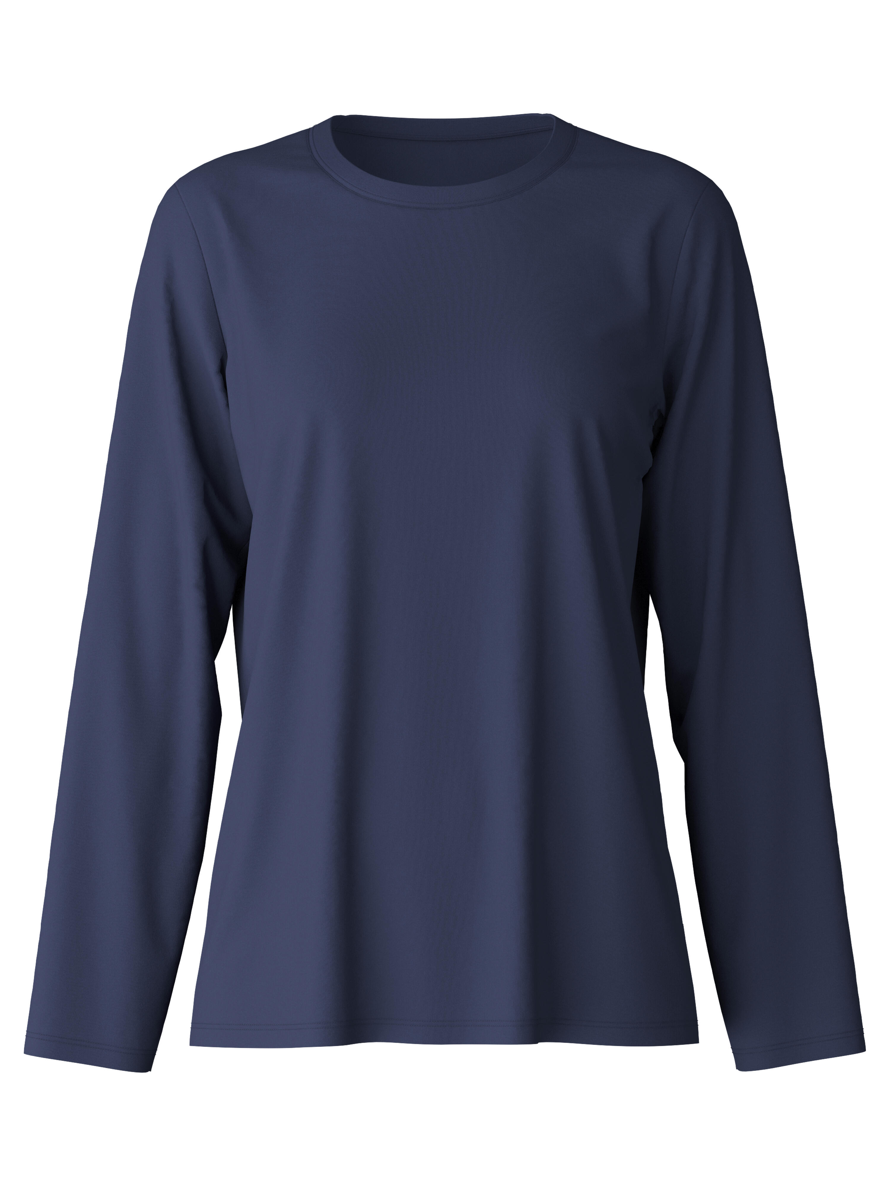 Calida Damen - Shirt Langarm Peacoat Blue - Gr. - Xs