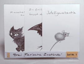 grafische Kunst Postkarten Kunst & Design Druckgrafik Illustration Geschenkanlässe Briefpapier SinnBildWerk