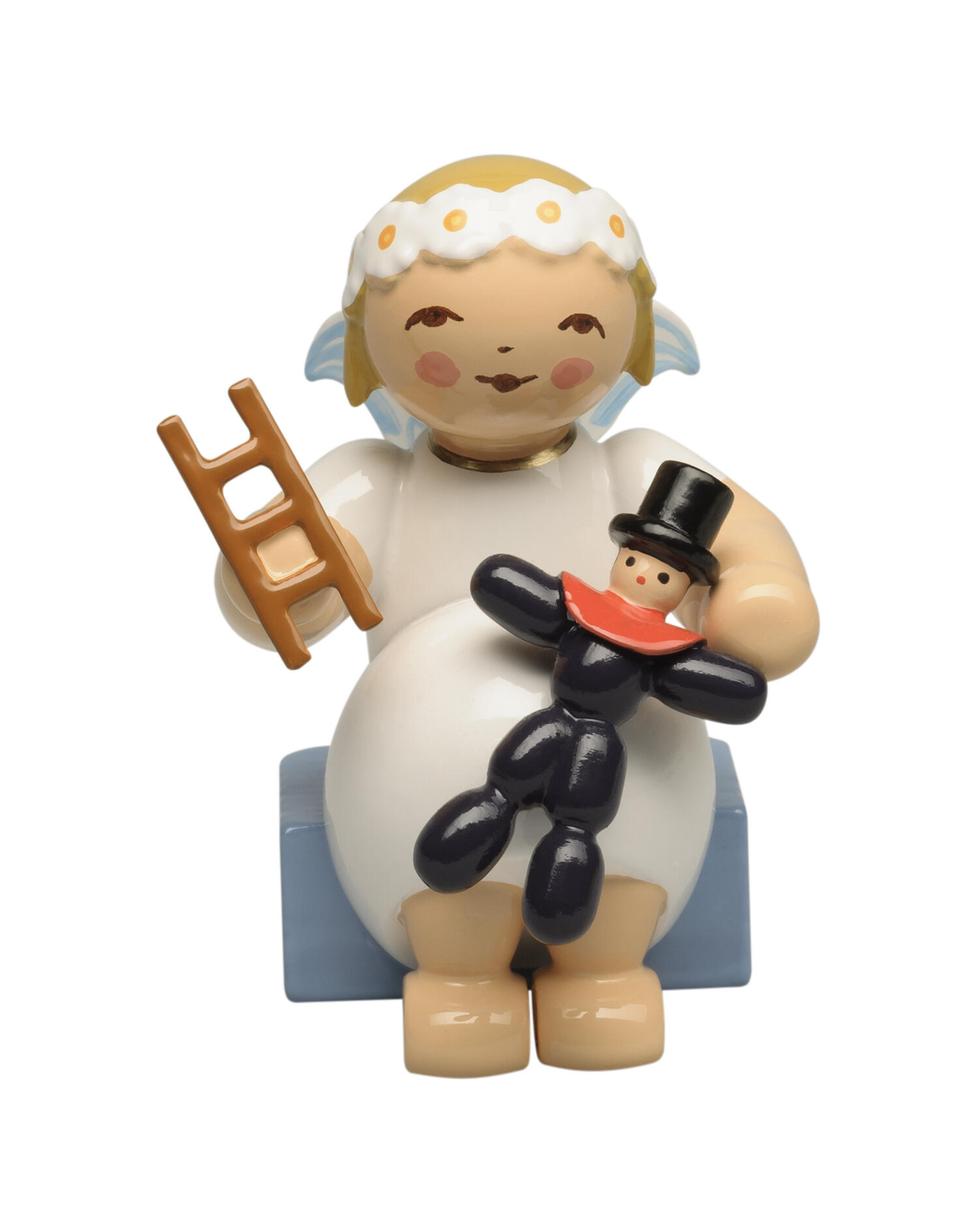 Wendt & Kühn - Wendt & Kühn, Margeritenengel mit Pflaumentoffel, Artikelnummer: 634/70/41