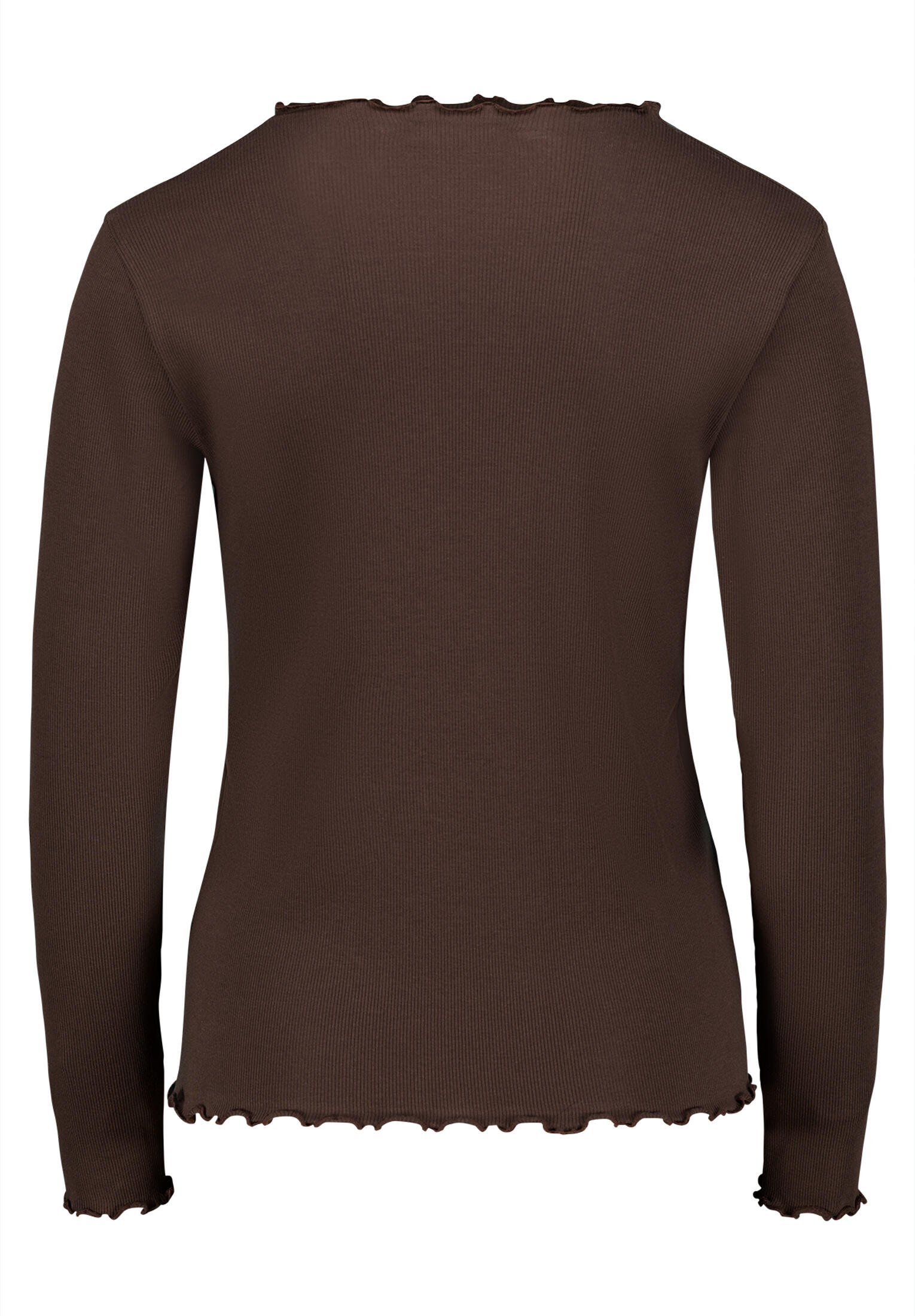 Cartoon - Langarm-Shirt Dunkelbraun - Gr. - 42