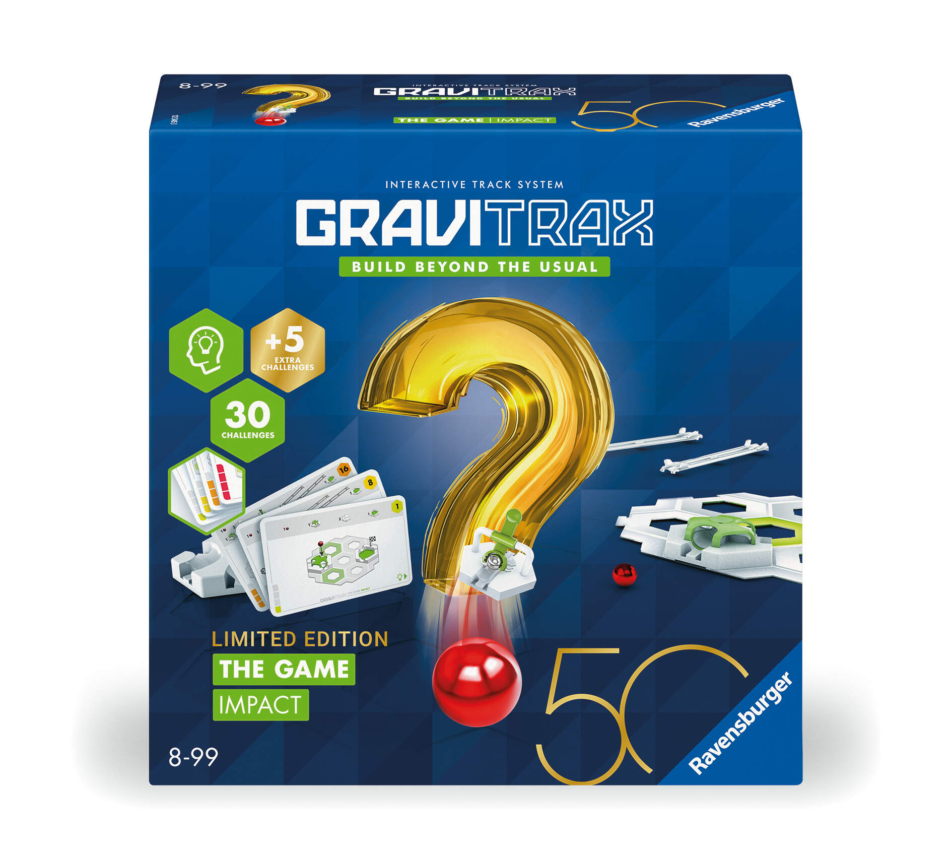 Ravensburger Memory 50 Jaar Blaues Dreieck Limited Edition - Driehoekige Kaarten Voor 2-8 Spelers Vanaf 3 Jaar