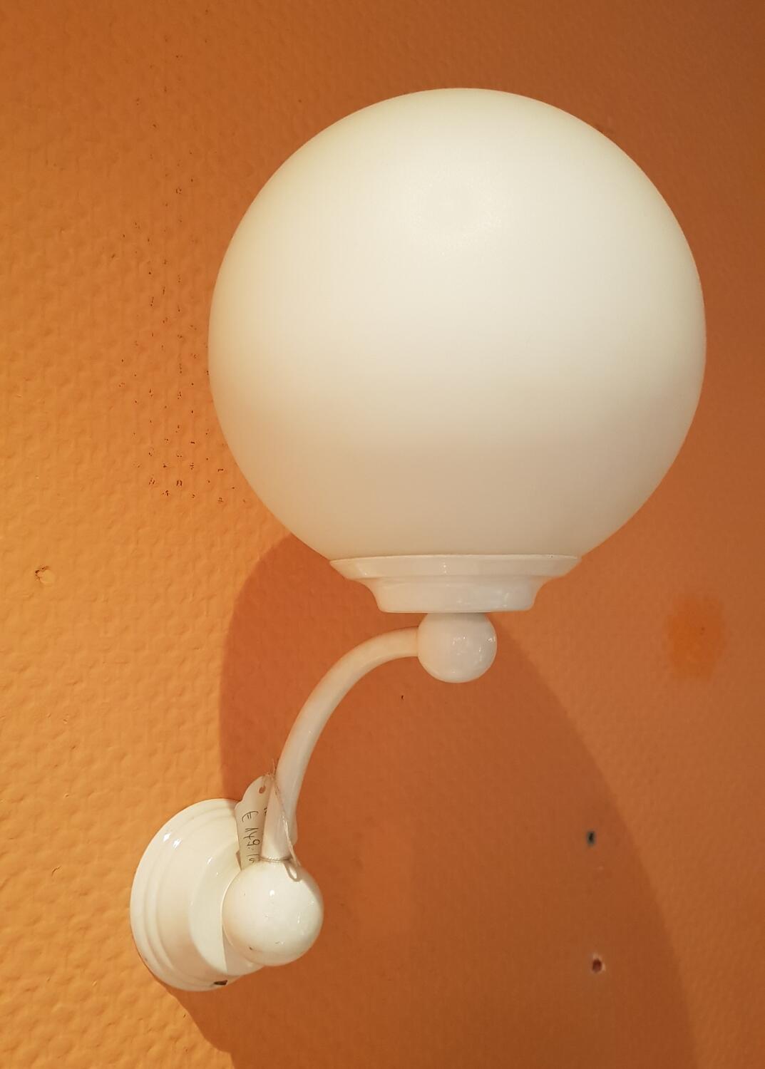Wico Kugellampe weiß satiniert matt 14cm Durchmesser