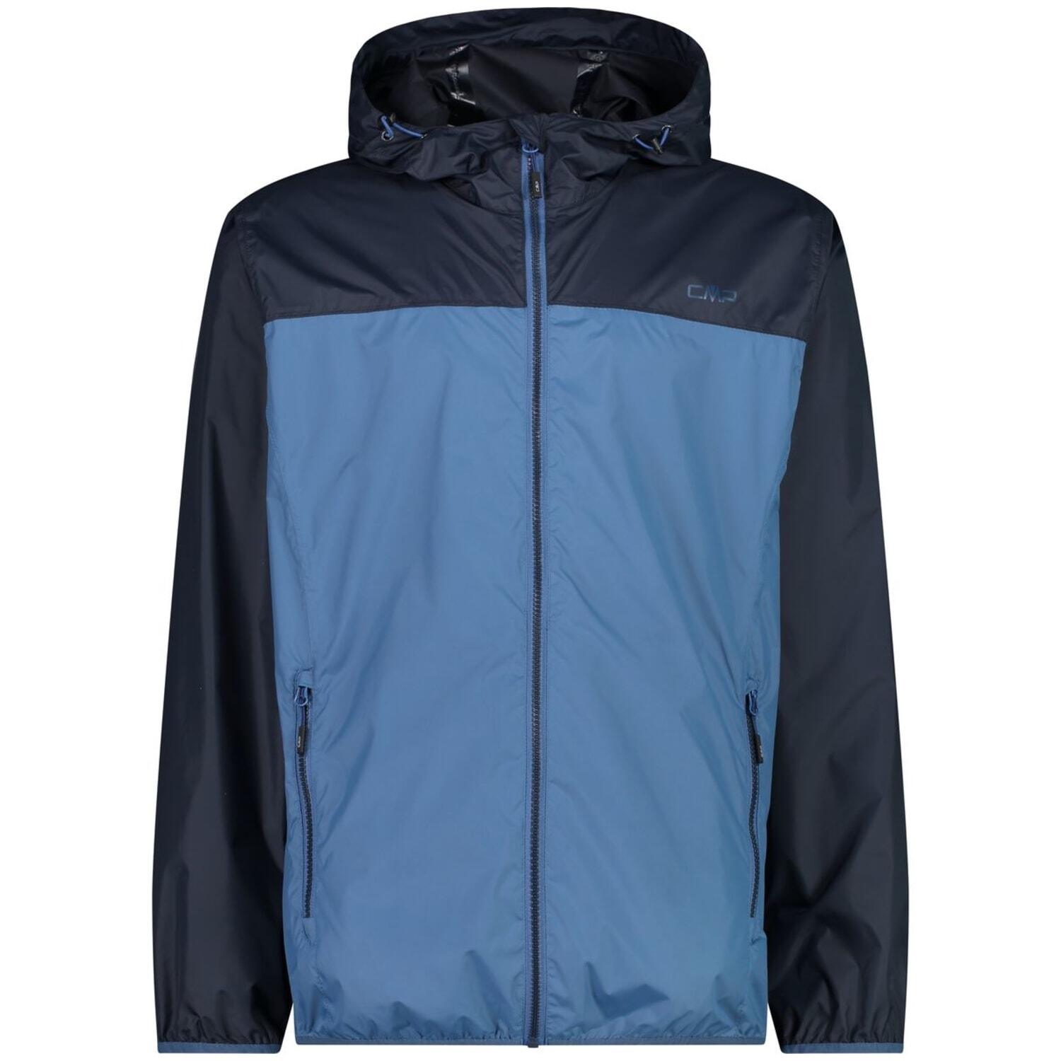 Cmp Blau - Jacket Rain Fix Hood - Gr. - 58