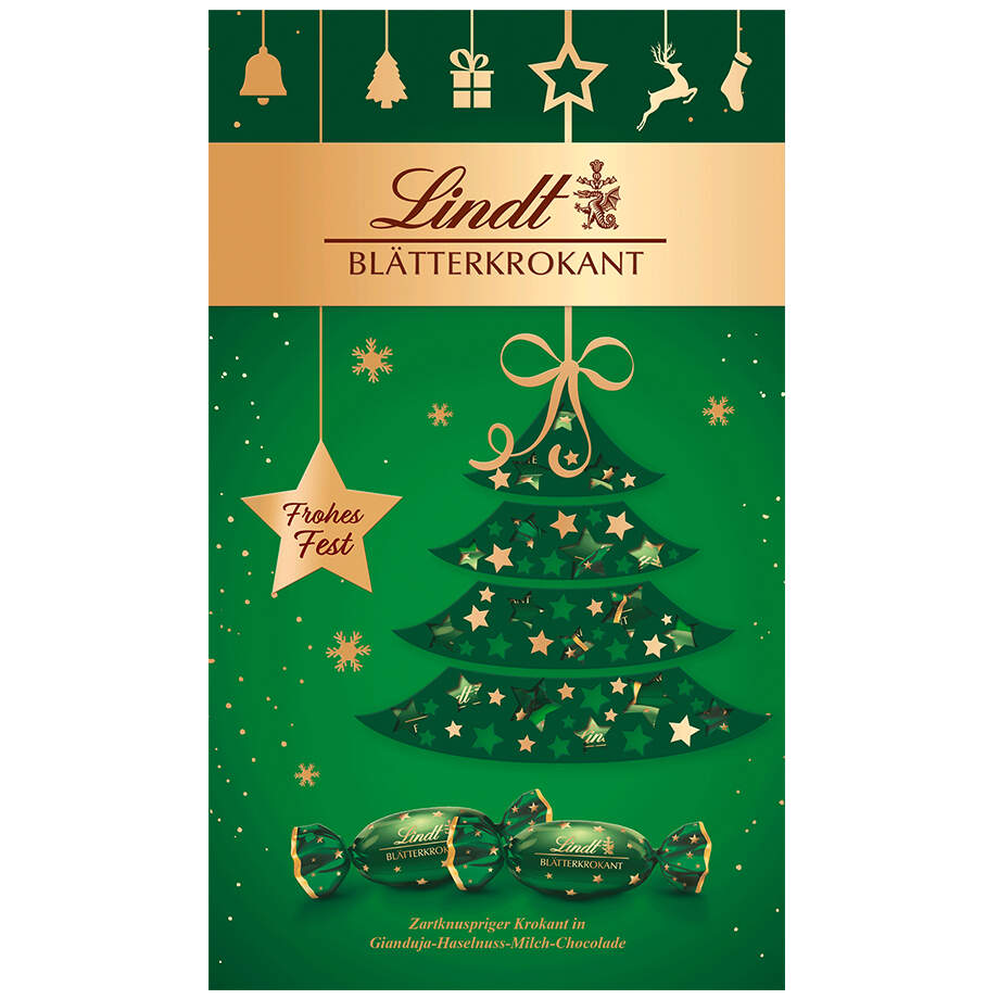 Lindt Lindt Geschenk &amp;quot;Blätterkrokant&amp;quot;, 185g | Naschkatzenparadies