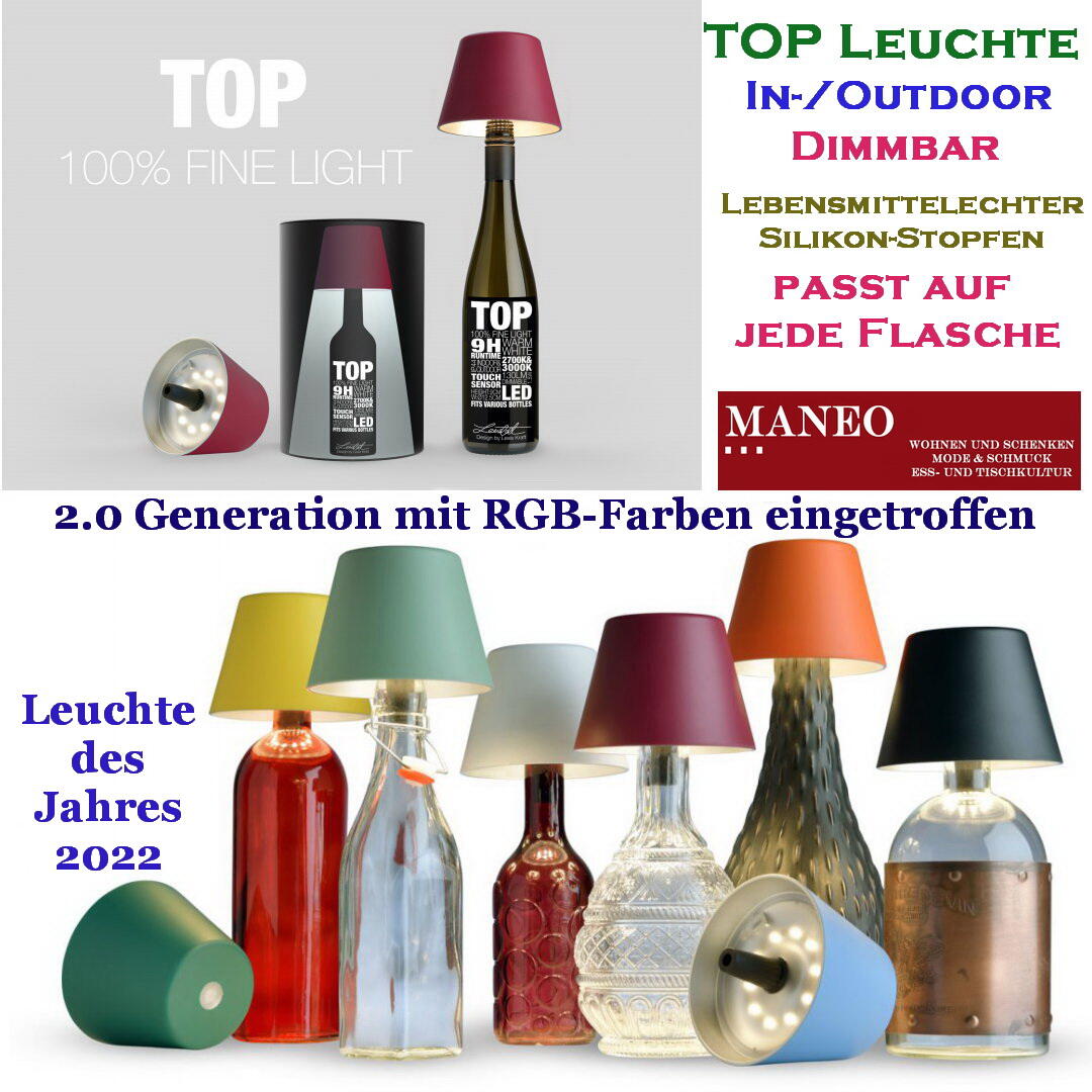 sompex - TOP LED 2.0 RGB-Leuchte, diverse Farben. LEUCHTE DES JAHRES - TOPSELLER Grün