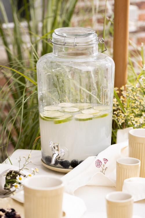 Ib Laursen - Getränkespender Wasserspender 8,45 L aus Glas mit Zapfhahn 0159-00