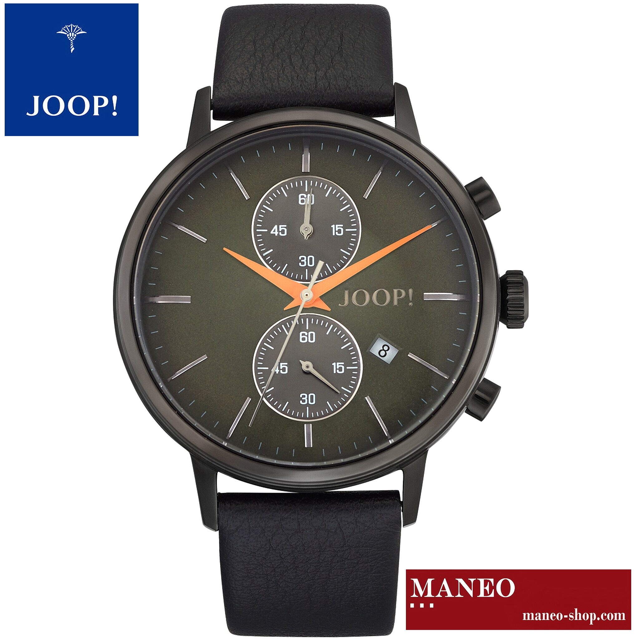 Armbanduhr Smartwatch Lederarmband Herren JOOP! Herren Chronograph