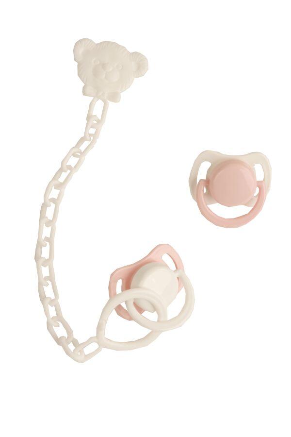 Schildkröt - Schnuller-Set 2-teilig rose