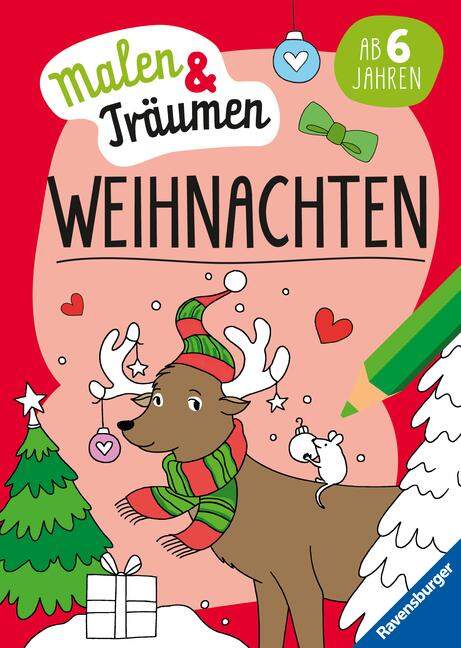 Ravensburger Weihnachten - malen und träumen - 24 Ausmalbilder für