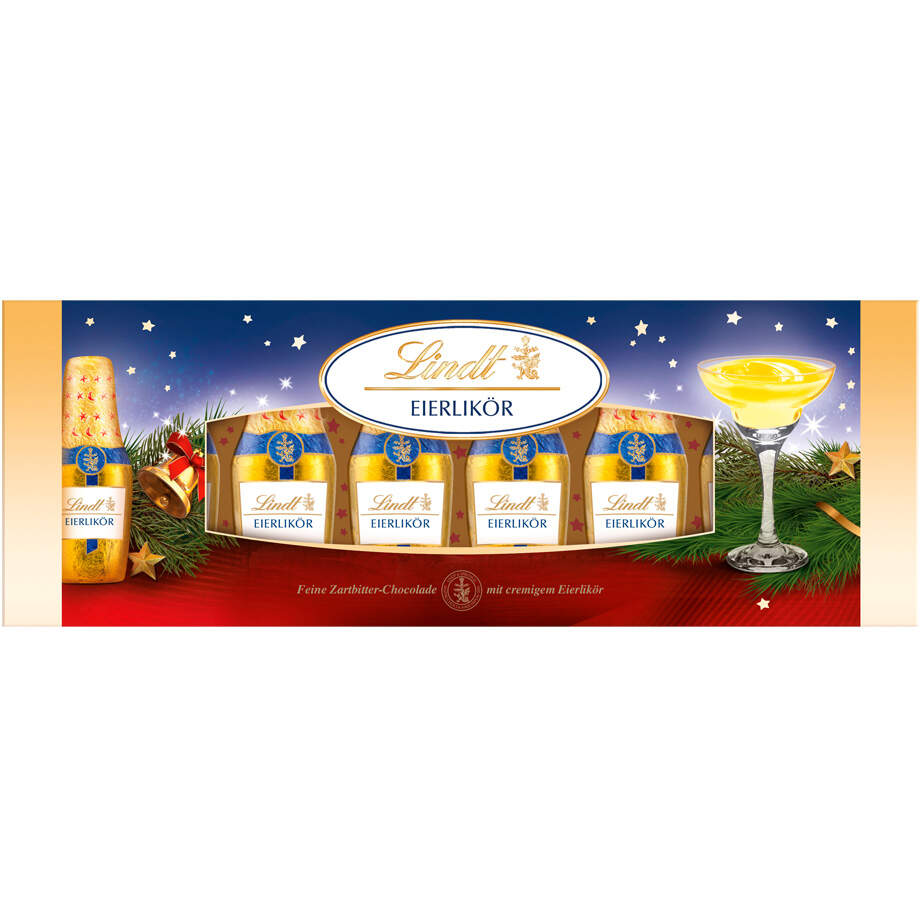 Lindt Lindt &amp;quot;Eierlikör-Fläschchen&amp;quot; in Zartbitter Schokolade, 131g ...