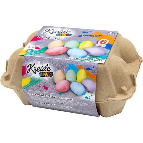 Xtrem Toys & Sports - Kreidespass Kreide-Eier Im 6Er-Set In Eierverpackung