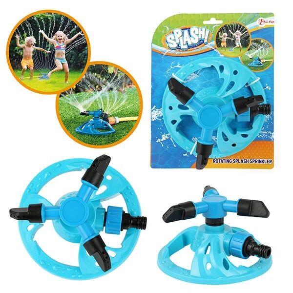 TOI-TOYS - Wassersprinkler drehend mit Garten-Schlauchanschluß