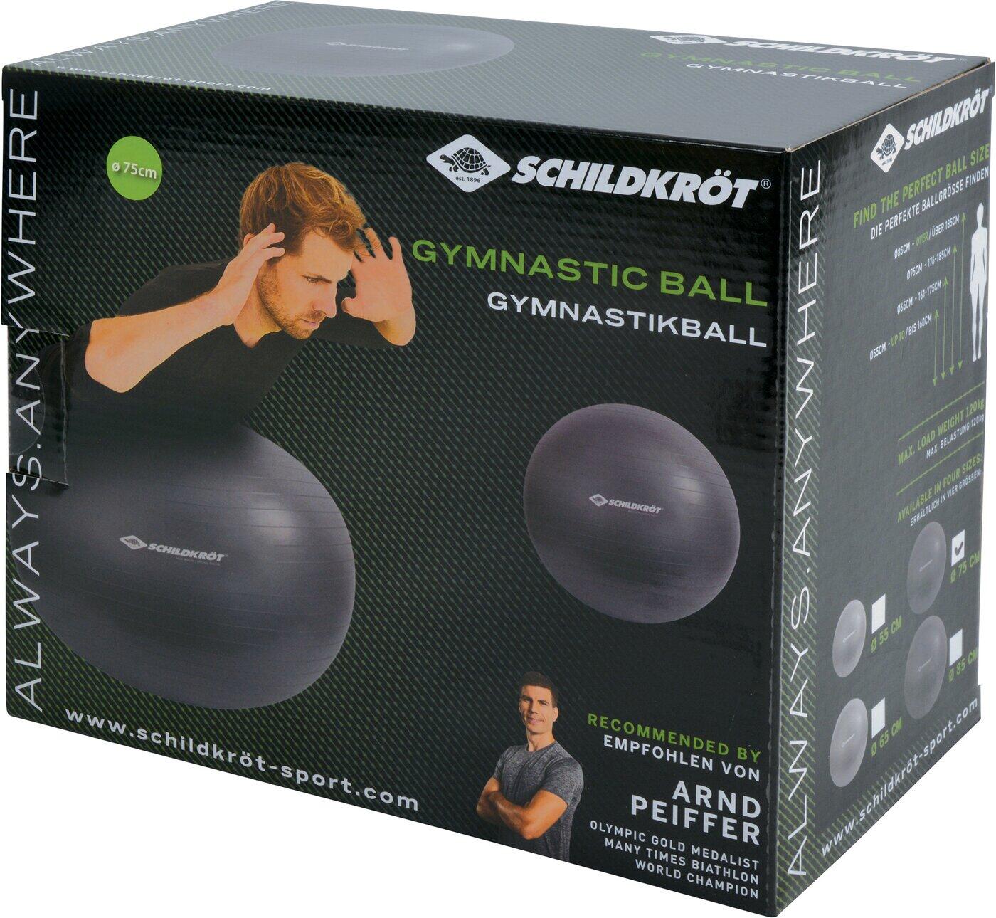 Schildkröt Fitness - Schildkröt Fitness GYMNASTIKBALL 75cm, (anthracite)