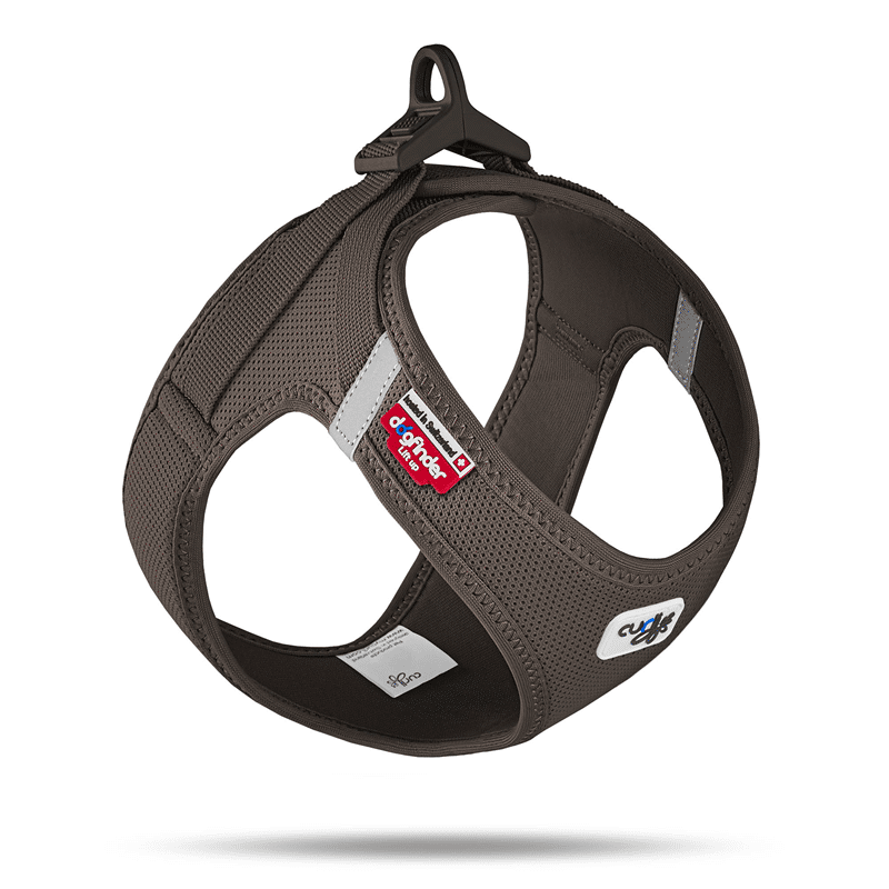 Curli - Curli Clasp Vest Geschirr Air-Mesh braun S