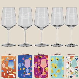 Geschenkanlässe Kunst & Design Wein Grafik