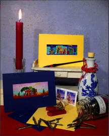 Illustration Papierkunst und Buchgestaltung Handmade Geburtstag Weihnachten Anti-Stress Geschenkanlässe Halle (Saale) regionale Produkte Postkarten Briefpapier