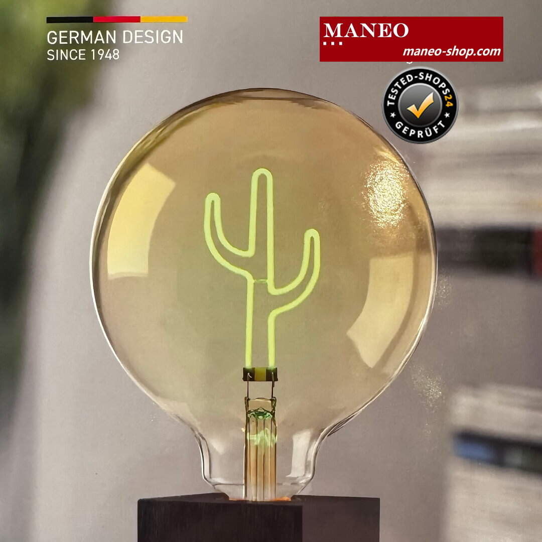 sompex LED-FILAMENT KAKTUS + PALME - Leuchtmittel der besonderen Art -  15.000 Std. Lebensdauer - Wstenflair fr Zuhause | maneo