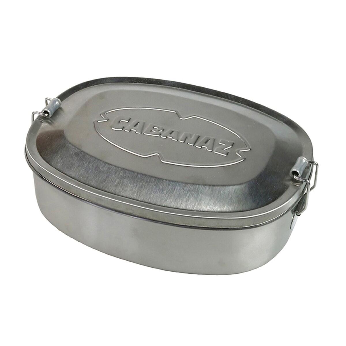 Cabanaz Lunchbox Vesperdose Brotdose Vesperbox Frühstücksdose Cabanaz Edelstahl 1202100