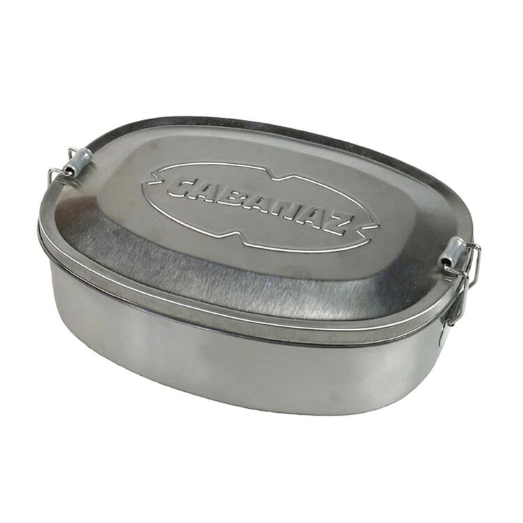 Cabanaz Lunchbox Vesperdose Brotdose Vesperbox Frühstücksdose Cabanaz Edelstahl 1202100