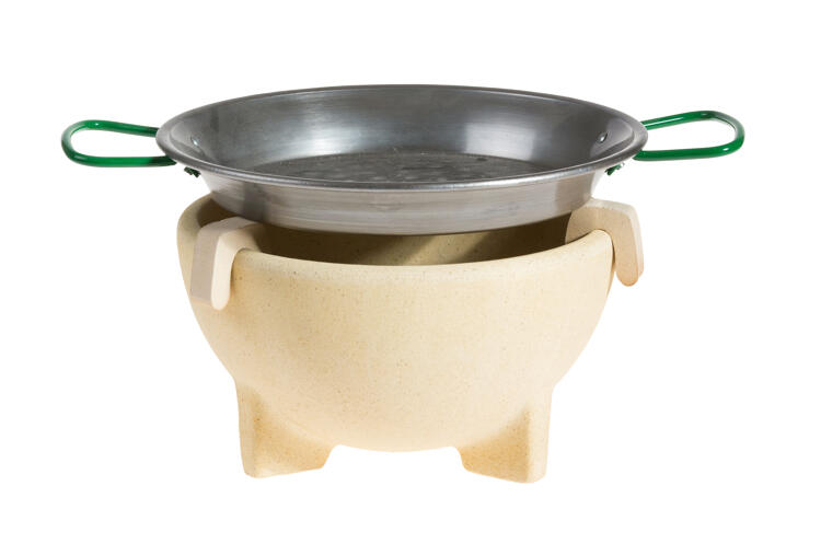 Zwergenfeuer - Feuerschale mit Halterungen für Pfanne