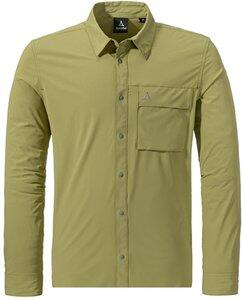 Schöffel Herren - Schöffel Hemd Shirt Style Dunajec Mns Solid Olive - Gr. - 56