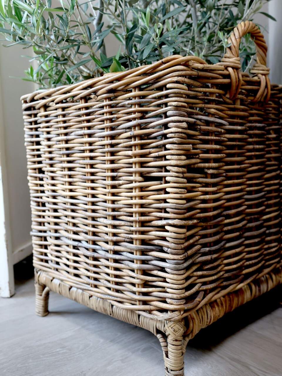 Chic Antique 2x Korb Rattankorb Deko Korb Übertopf Korb Set Rattan Chic Antique 15017730