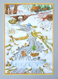 Weihnachten Illustration Kalender, Organizer & Zeitplaner Adventskalender SinnBildWerk