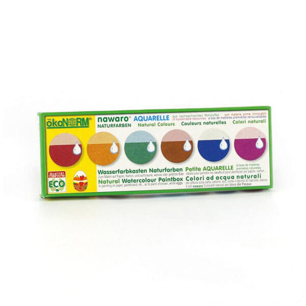 Ökonorm - Wasserfarben Nawaro 6Er - Set / Für Papier Und Eier