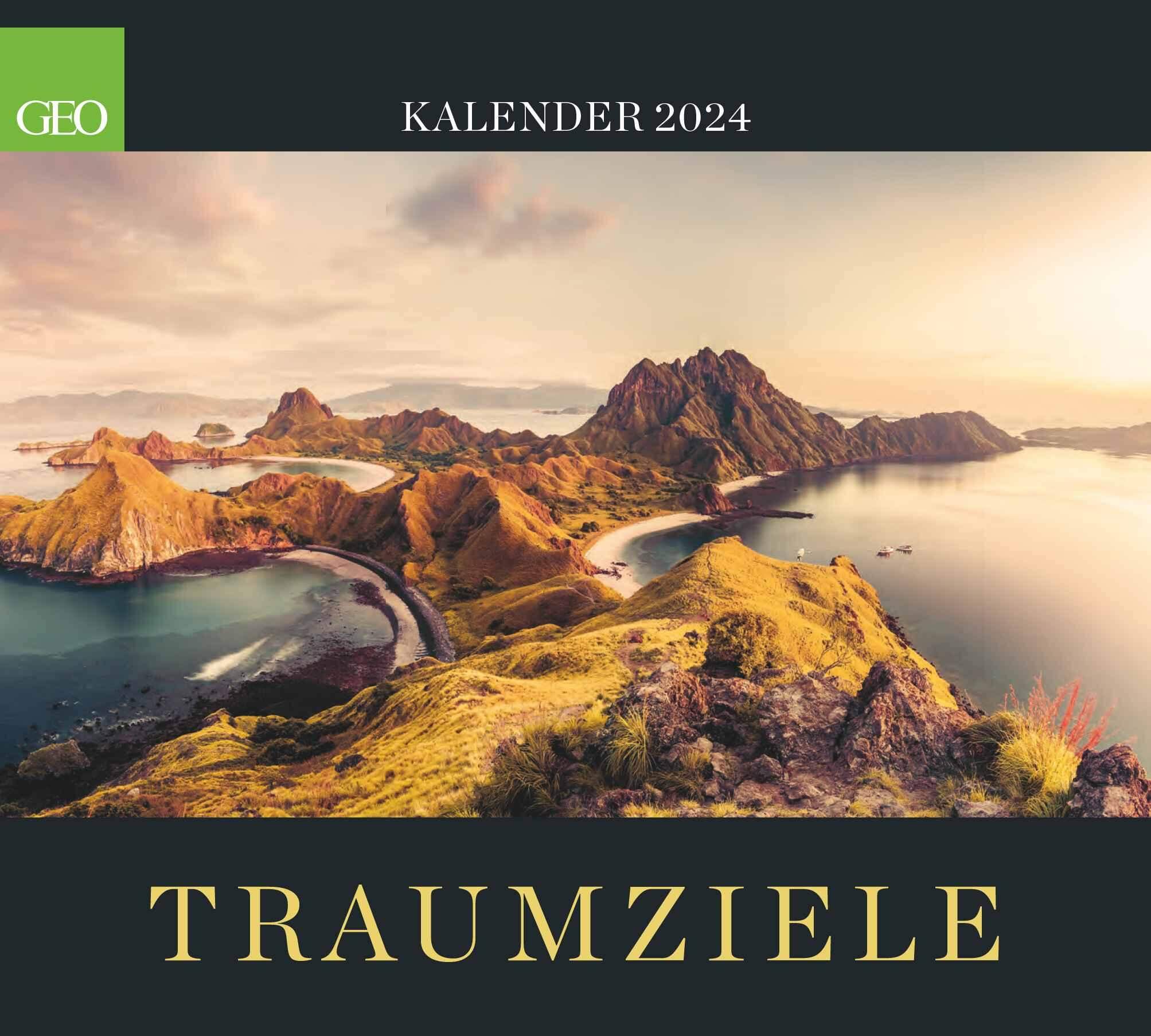 GEO SAISON Traumziele 2024 WandKalender ReiseKalender Poster