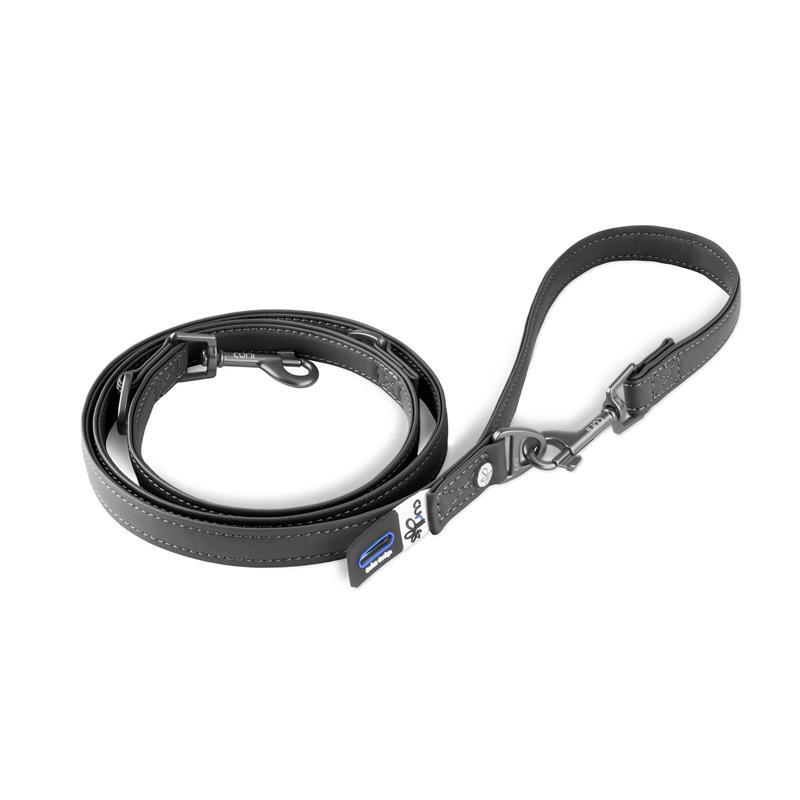 Curli - Curli Apple Leather Leine schwarz S