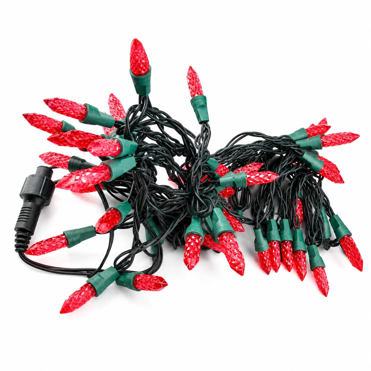Neo-Life Europe GmbH - Rote LED-Lichterkette 5 m mit 50 LEDs und Netzteil