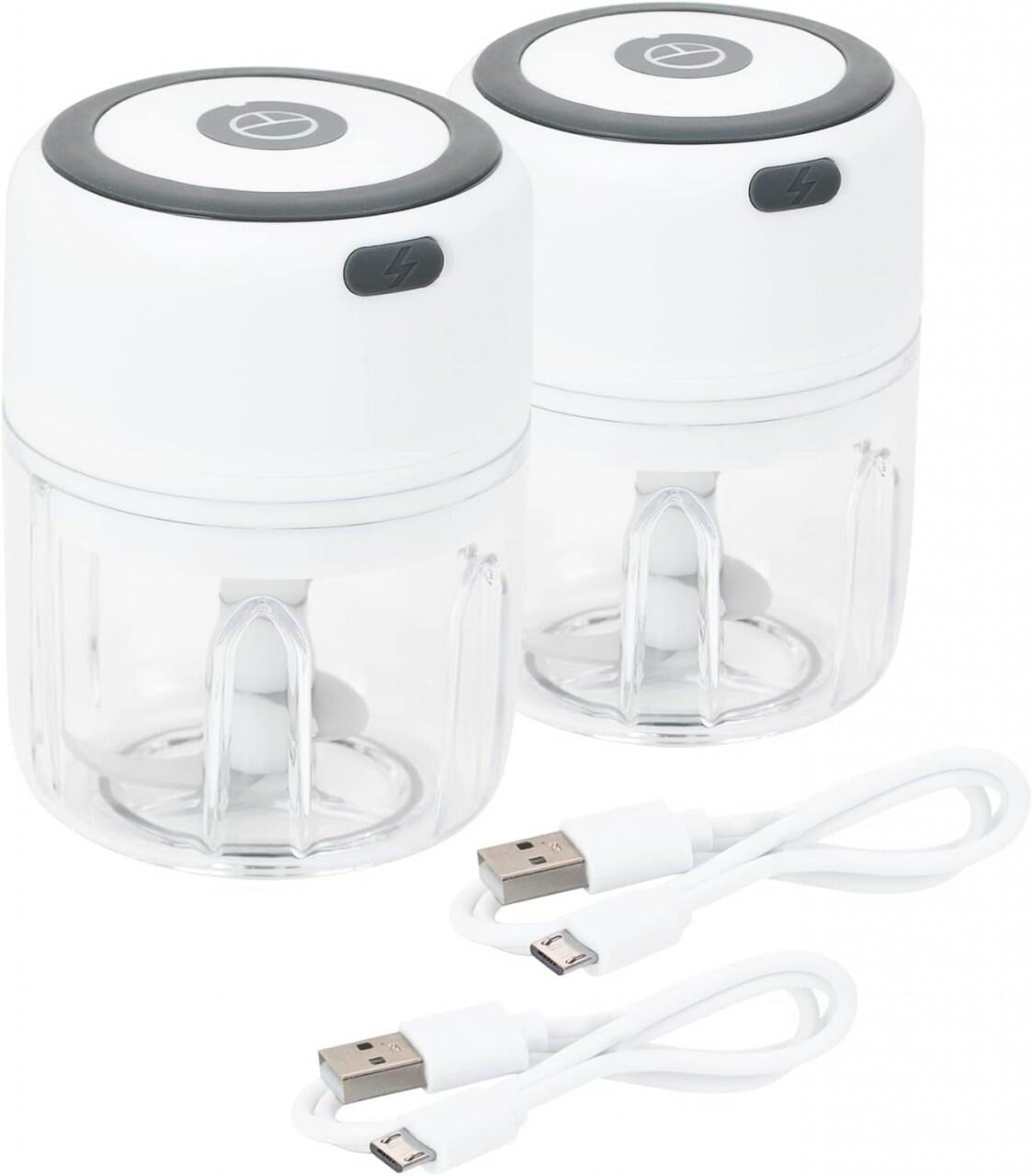 Genius 2 x Zerkleinerer Choptastic Pro Zerkleinerer elektrisch für Obst + Gemüse