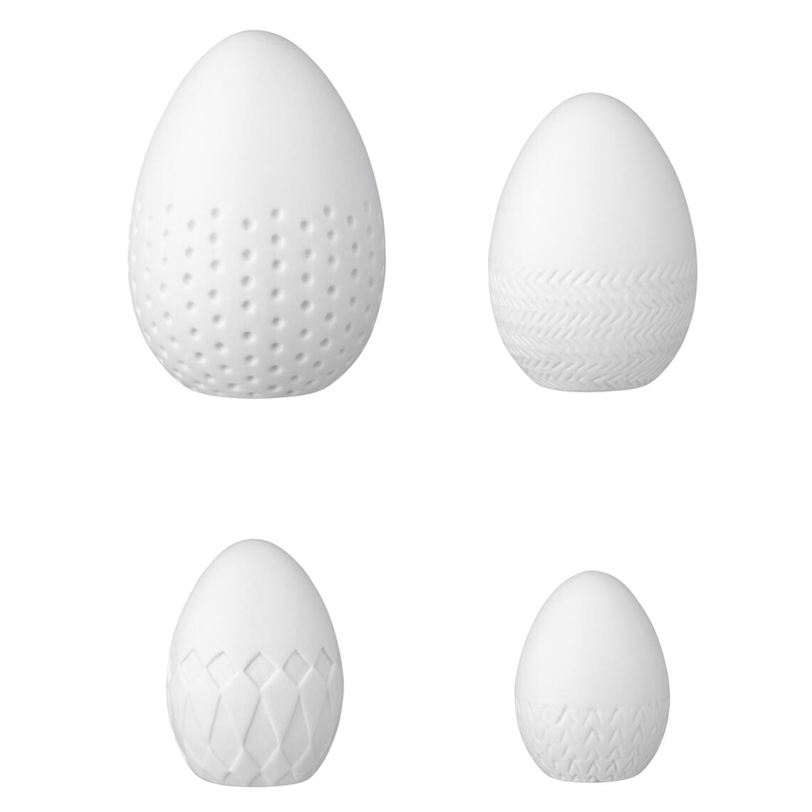 Räder - Ostern Porzellaneier Relief 4er Set