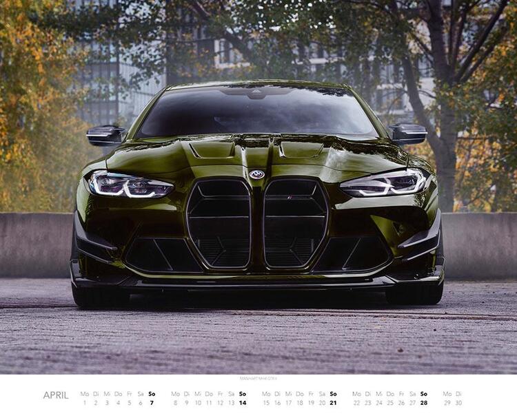 BMW M Wandkalender 2024 –