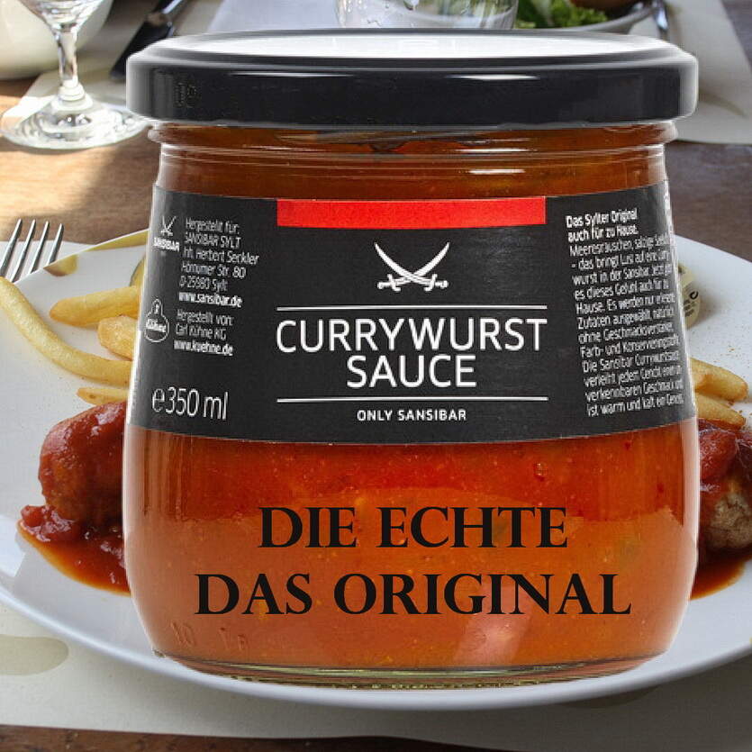 Sansibar 3 x 350 ml. Glas Sansibar Currywurstsauce - Die Original ...
